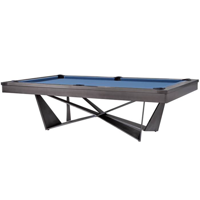 Plank & Hide Essex Steel Pool Table (Size 8') with Free Accessory Kit, Free Steel Cue Rack & Free White Glove Delivery