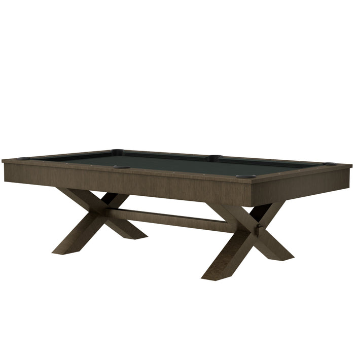 Plank & Hide Crusader Wood Pool Table (Size 8') 878924-16 with Free Accessory Kit and Free White Glove Delivery & Installation