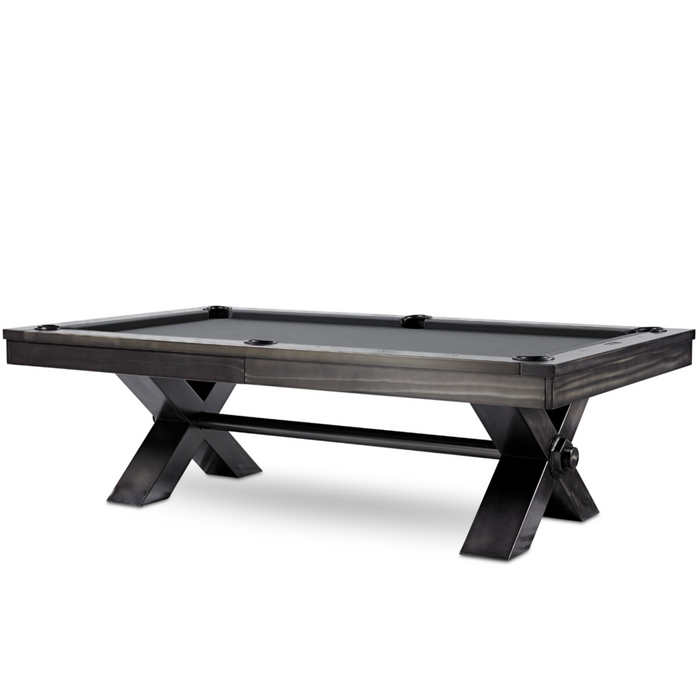 Plank & Hide Vox Steel Pool Table with Free Accessory Kit, Free Steel Cue Rack and Free White Glove Delivery