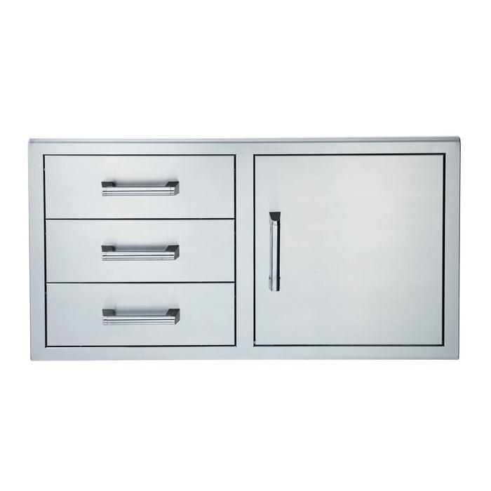 Luxe Homes Direct 42" Single Door With Triple Drawer