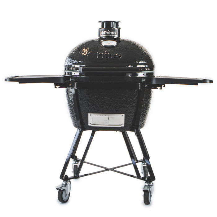 Luxe Homes Direct Oval Large 300 All-In-One Freestanding Charcoal Ceramic Kamado Grill
