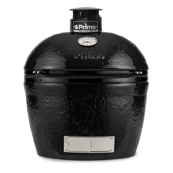 Luxe Homes Direct Oval Large 300 Built-In Charcoal Ceramic Kamado Grill