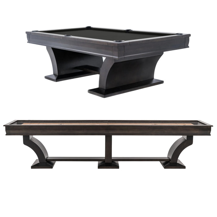 Plank & Hide Paxton Pool Table & Shuffleboard with Free Accessories and Free Delivery & Installation