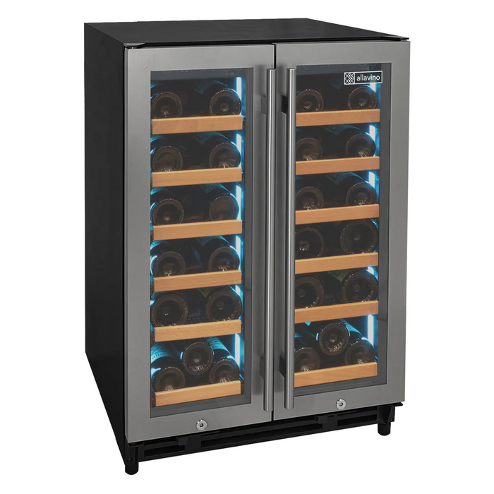 Allavino 23.5" Reserva Series Dual Zone Wine Cooler with 36 Bottle Capacity VSW3634FD-2S