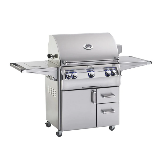 Fire Magic 73" E660S Freestanding Echelon Diamond, Analog Thermometer, Power Burner, Rotisserie, Outdoor Grill E660S-8EAP-62