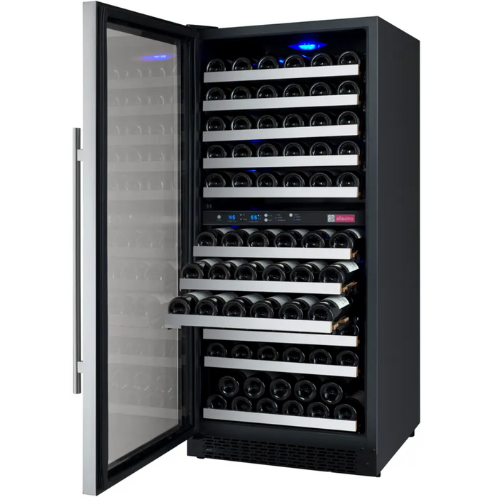 Allavino 24" FlexCount II Tru-Vino Dual Zone Wine Cooler with 121 Bottle Capacity VSWR121