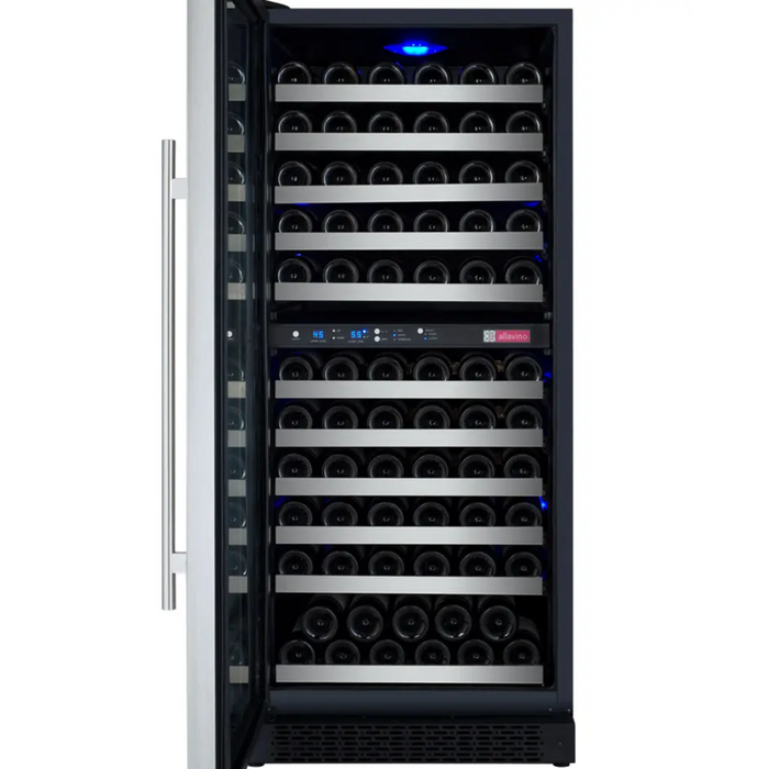 Allavino 24" FlexCount II Tru-Vino Dual Zone Wine Cooler with 121 Bottle Capacity VSWR121