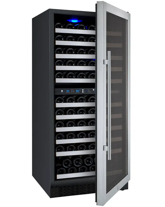 Allavino 24" FlexCount II Tru-Vino Dual Zone Wine Cooler with 121 Bottle Capacity VSWR121