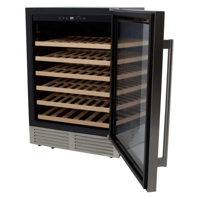 Avanti 23" DESIGNER Series Built-In and Freestanding Single Zone Wine Cooler with 51 Bottle Capacity WCD52SZ3S