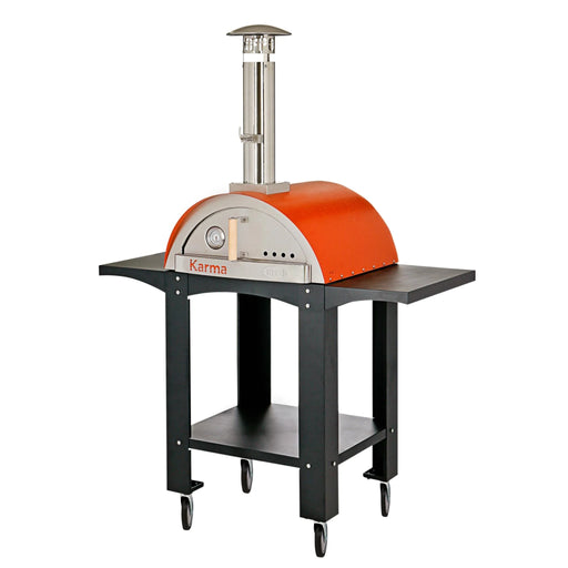 WPPO Karma 25" Wood-Fired Pizza Oven with Stand WKK-01S-WS Red