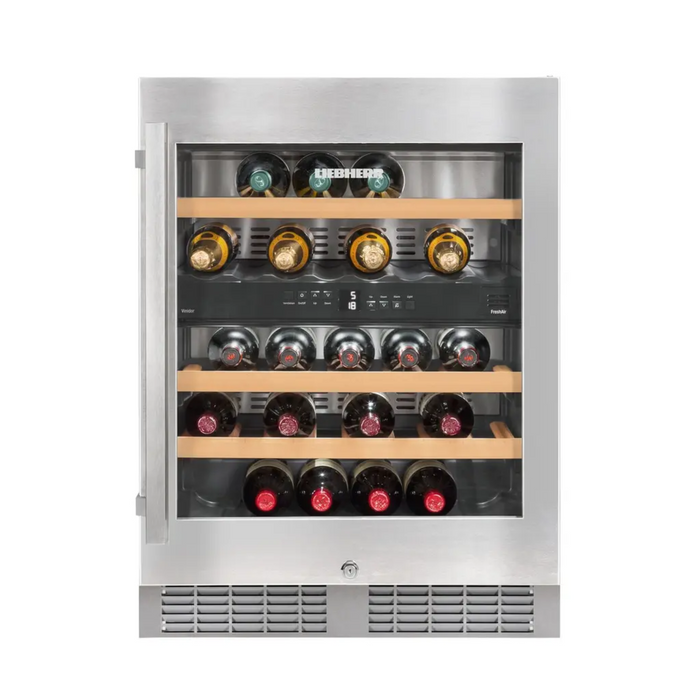 Liebherr 24" Undercounter Dual Zone Wine Cooler 34 Bottle Capacity