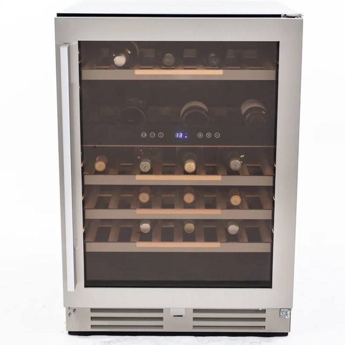 Avanti 24" ELITE Series Built-In and Freestanding Compact Single Zone Wine Chiller with 47 Bottle Capacity WCSE47R3S