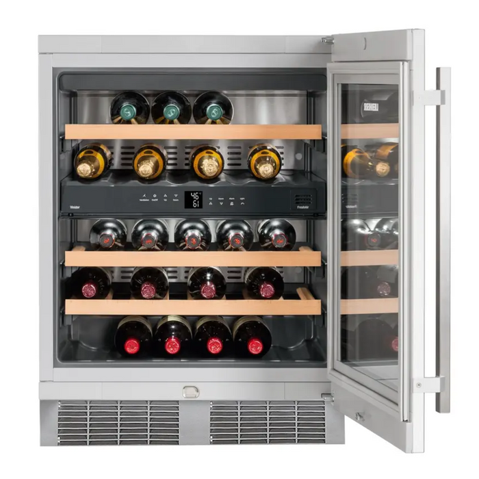 Liebherr 24" Undercounter Dual Zone Wine Cooler 34 Bottle Capacity