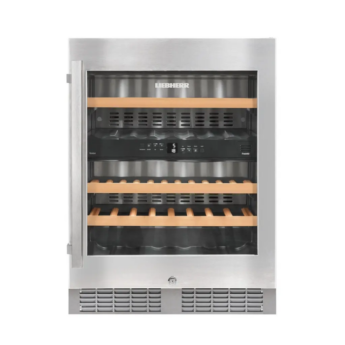 Liebherr 24" Undercounter Dual Zone Wine Cooler 34 Bottle Capacity