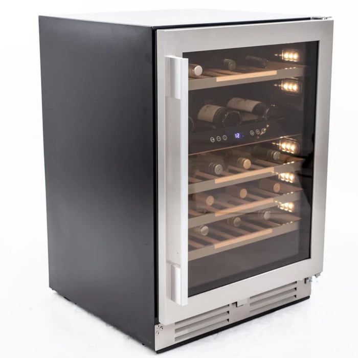 Avanti 24" ELITE Series Built-In and Freestanding Compact Single Zone Wine Chiller with 47 Bottle Capacity WCSE47R3S