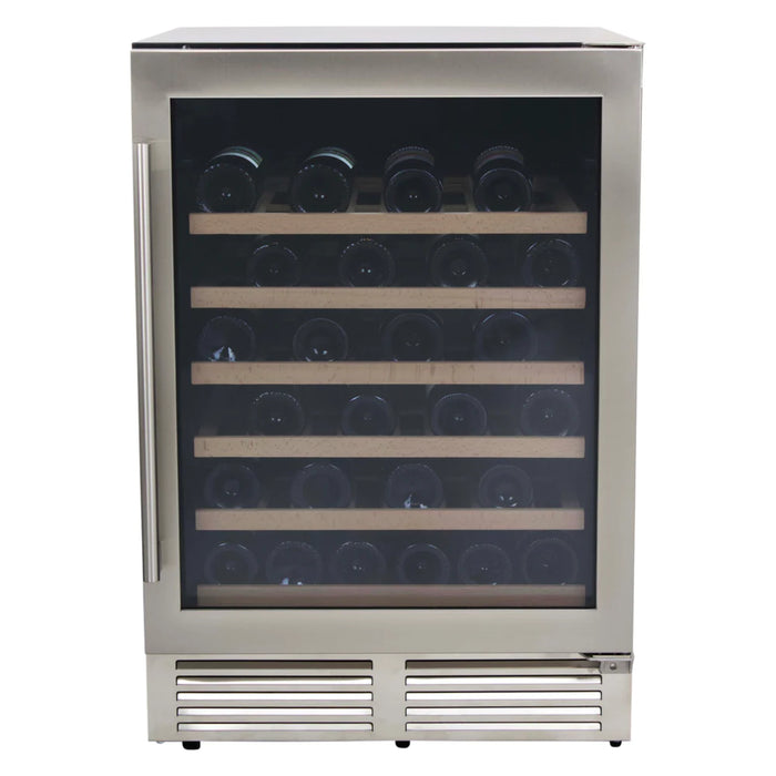 Avanti 23" DESIGNER Series Built-In and Freestanding Single Zone Wine Cooler with 51 Bottle Capacity WCD52SZ3S