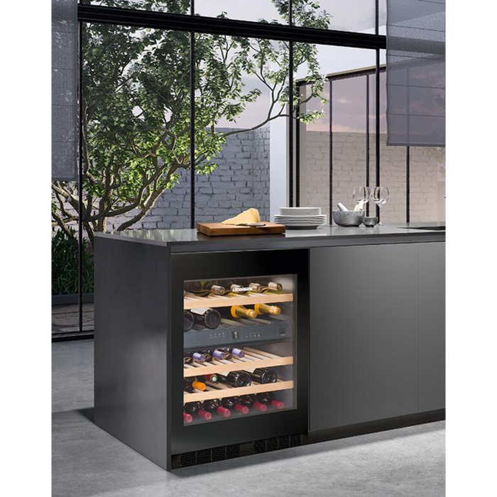 Liebherr 24" Undercounter Dual Zone Wine Cabinet 34 Bottle Capacity