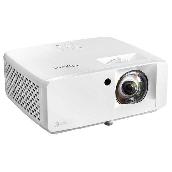 Optoma ZK430ST Eco-Friendly 4K UHD Short Throw Laser Projector (3,700 Lumens) ZK430ST