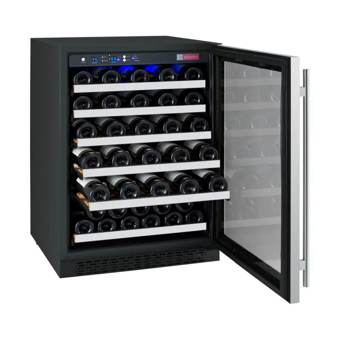 Allavino 23.4" FlexCount Series Single Zone Built-in Wine Cooler with 56 Bottle Capacity VSWR56