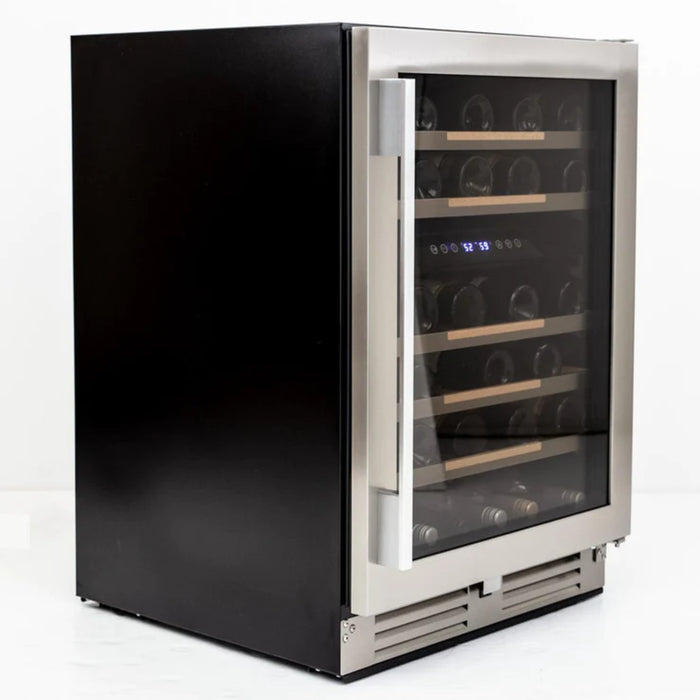 Avanti 24" ELITE Series Built-In and Freestanding Compact Dual Zone Wine Cooler with 46 Bottle Capacity WCDE46R3S