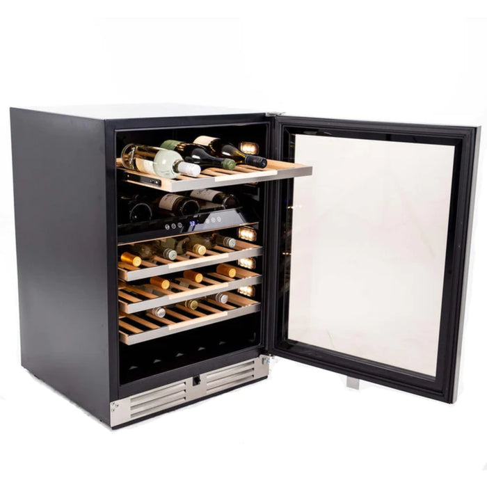 Avanti 24" ELITE Series Built-In and Freestanding Compact Single Zone Wine Chiller with 47 Bottle Capacity WCSE47R3S