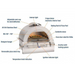 Fire Magic 30" Echelon Built-in Outdoor Pizza Oven 5600