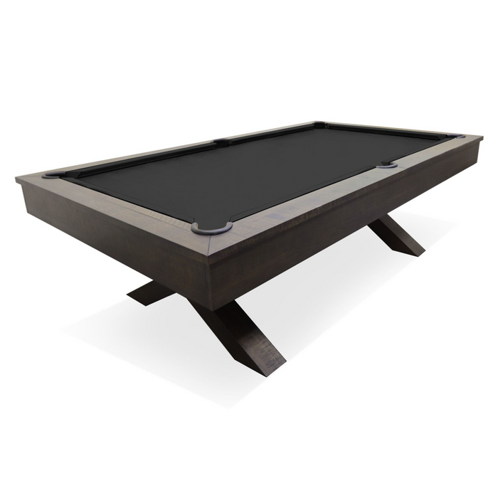 Plank & Hide Crusader Wood Pool Table (Size 8') 878924-16 with Accessory Kit and White Glove Delivery