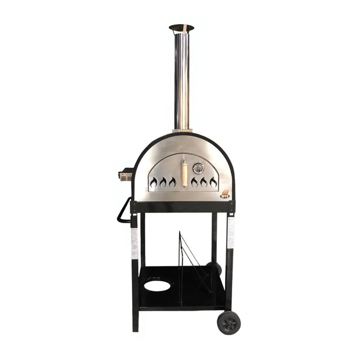 WPPO Traditional 25" Hybrid Pizza Oven WKE-04WG Black