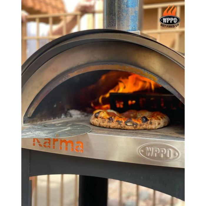 WPPO Karma 25" Wood-Fired Pizza Oven with Stand WKK-01S-WS