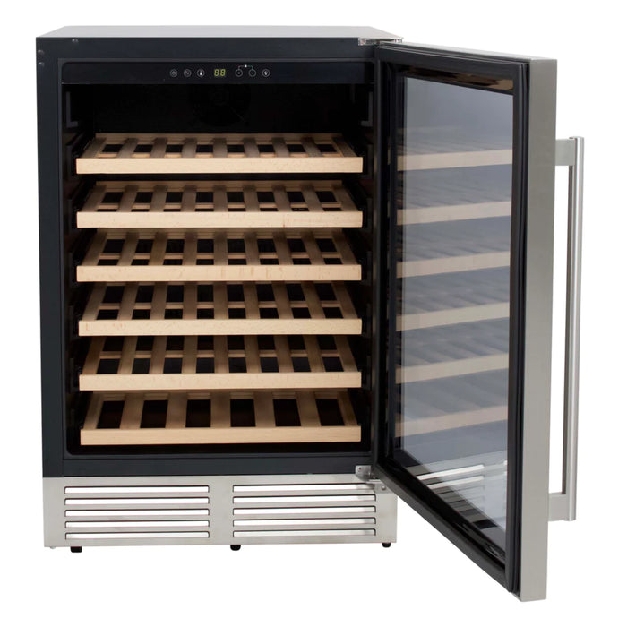 Avanti 23" DESIGNER Series Built-In and Freestanding Single Zone Wine Cooler with 51 Bottle Capacity WCD52SZ3S