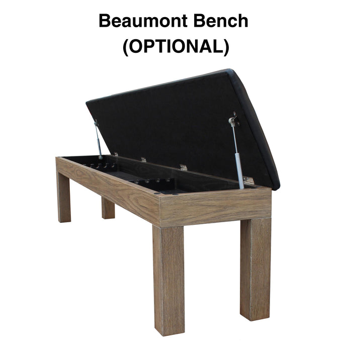 Plank & Hide Beaumont Wood Pool Table with Accessory Kit and White Glove Delivery