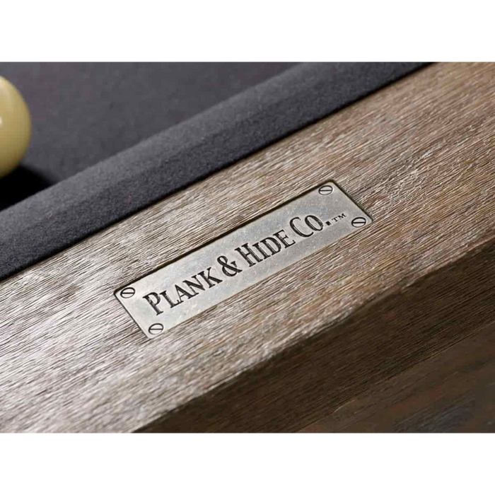 Plank & Hide Beaumont Wood Pool Table with Accessory Kit and White Glove Delivery