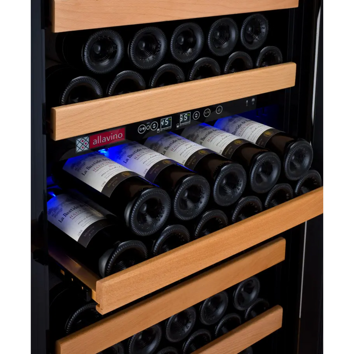 Allavino 24" Vite II Tru-Vino Dual Zone Wine Cooler with 99 Bottle Capacity YHWR99