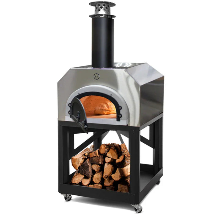 Chicago Brick Oven CBO-750 Mobile Wood-Fired Pizza Oven with Free Accessory Kit (Residential and Commercial) CBO-O-MBL-750