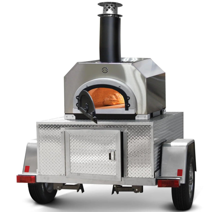 Chicago Brick Oven CBO-750 Tailgater Wood-Fired Pizza Oven with Free Accessory Kit & Free Tuscan Grill (Residential and Commercial) CBO-O-TAIL