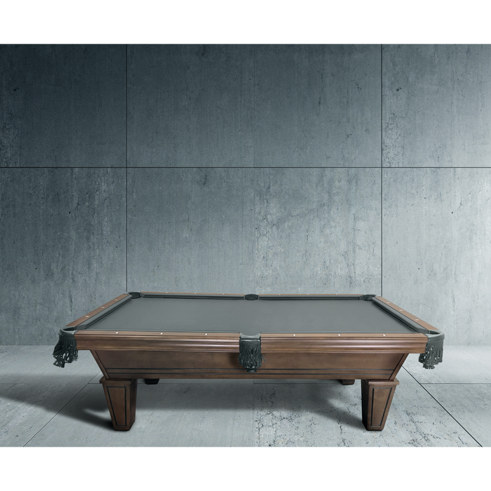 Plank & Hide Carrigan Wood Pool Table with Accessory Kit and White Glove Delivery