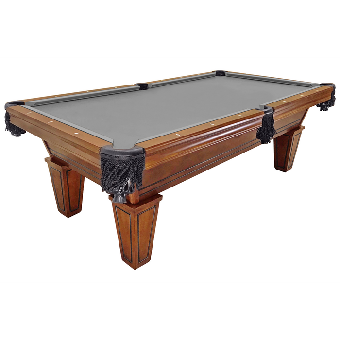 Plank & Hide Carrigan Wood Pool Table with Accessory Kit and White Glove Delivery