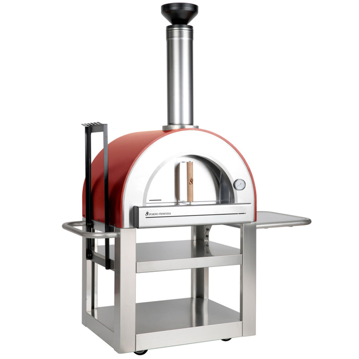 Forno Venetzia Pronto 500 Freestanding Wood-Fired Pizza Oven with Cart (Residential) FVP500C