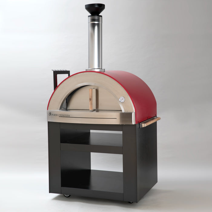 Forno Venetzia Torino 300 Freestanding Wood-Fired Pizza Oven with Cart (Residential) FVTOR300R