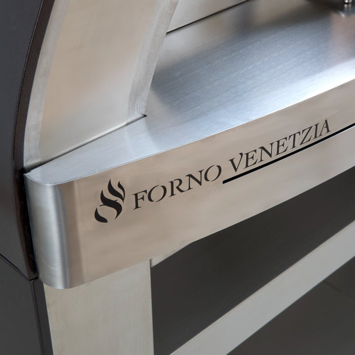 Forno Venetzia Torino 500 Freestanding Wood-Fired Pizza Oven with Cart (Residential) FVTOR500C