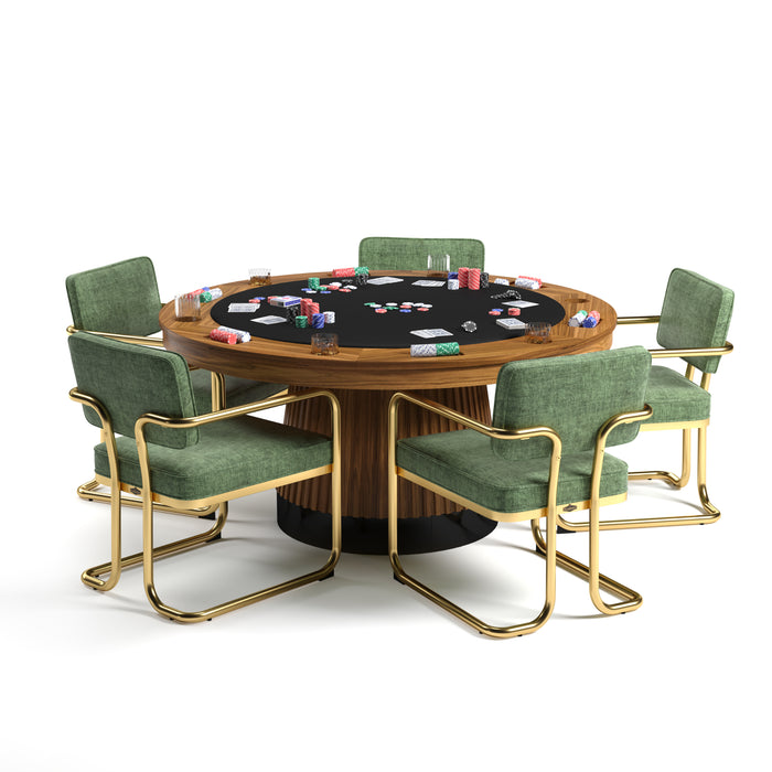 RAM Game Room Prohibition 60" Poker Table - PRO60TBL