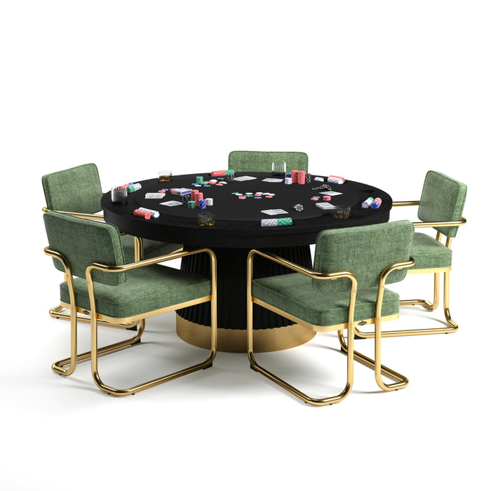 RAM Game Room Prohibition 60" Poker Table - PRO60TBL