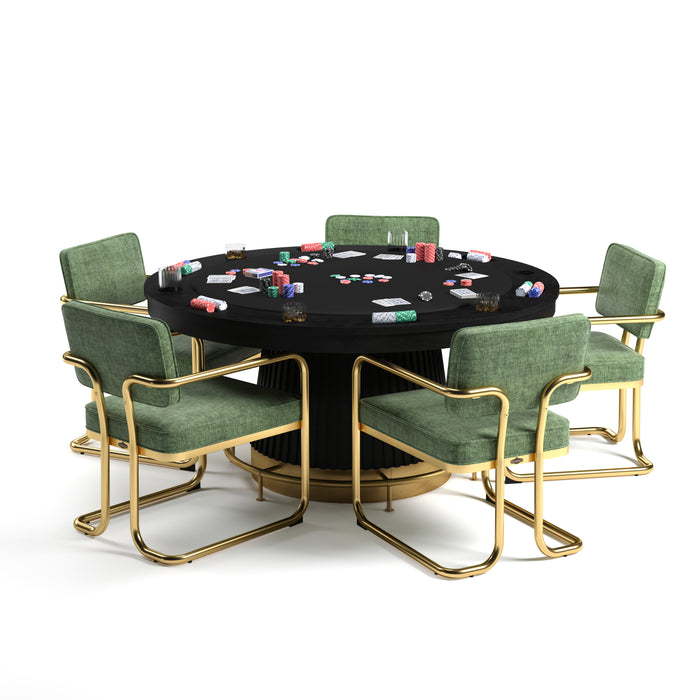 RAM Game Room Prohibition 60" Poker Table - PRO60TBL