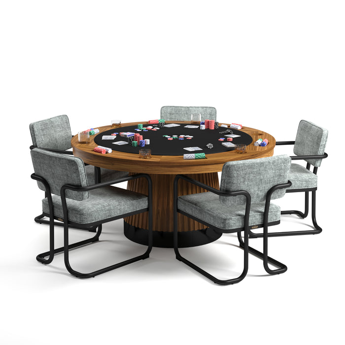 RAM Game Room Prohibition 60" Poker Table - PRO60TBL