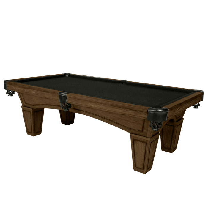 Plank & Hide Hollister Wood Pool Table (Size 8') 878913-13 with Accessory Kit and White Glove Delivery