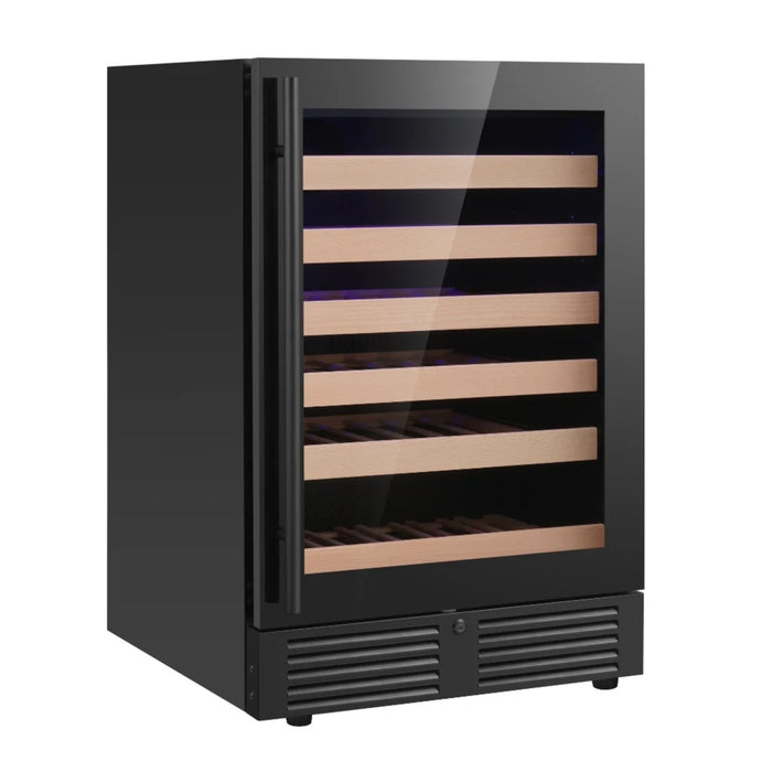 KingsBottle 23.5" Single Zone Wine Cooler with 46 Bottle Capacity KBU145WX