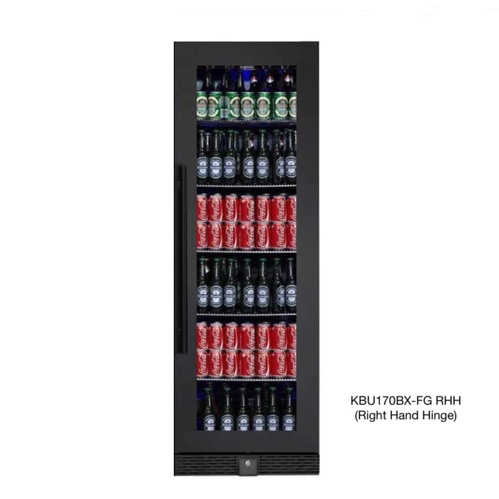 KingsBottle 23.5" Single Zone Beverage Center with 625 Can Capacity KBU170BX-FG