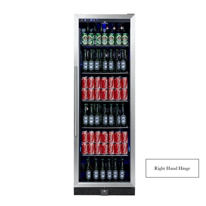 KingsBottle 23.5" Single Zone Beverage Center with 625 Can Capacity KBU170BX-SS