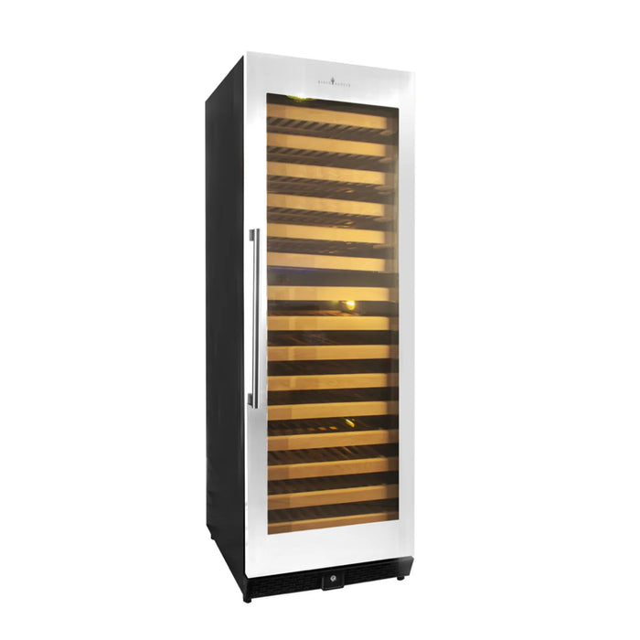 KingsBottle 23.5" Single Zone Wine Cooler with 166 Bottle Capacity KBU170WX-SS