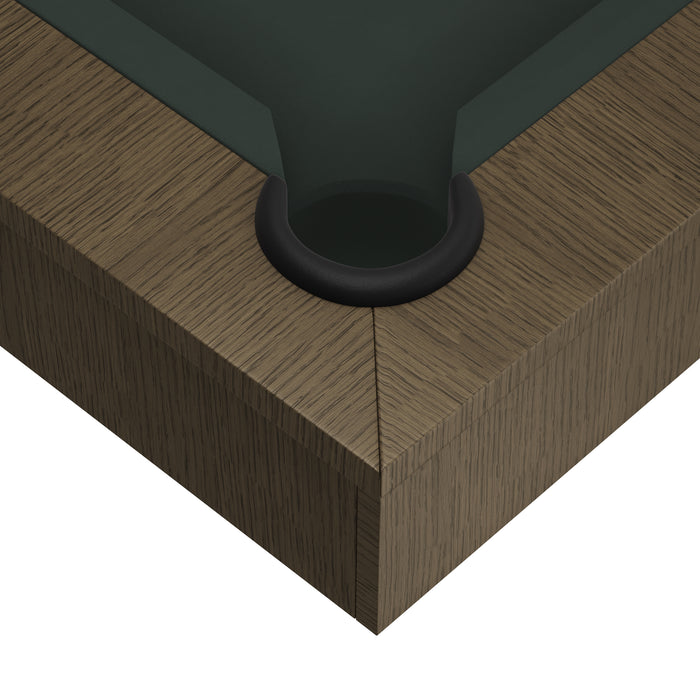 Plank & Hide Crusader Wood Pool Table (Size 8') 878924-16 with Free Accessory Kit and Free White Glove Delivery & Installation